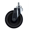Welded Precision Swivel Shopping Cart Caster - Premium Zinc Plating | Heat-Treated Yoke Heavy Duty CasterHQ