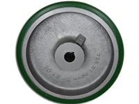 10" x 3" Polyurethane on Steel Keyed Drive Wheel | 22mm Bore - 2,250 lbs Capacity Per Wheel CasterHQ