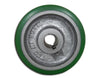 4" x 1-1/2" Polyurethane Keyed Industrial Wheel – 450 lb | 18mm Bore | CasterHQ