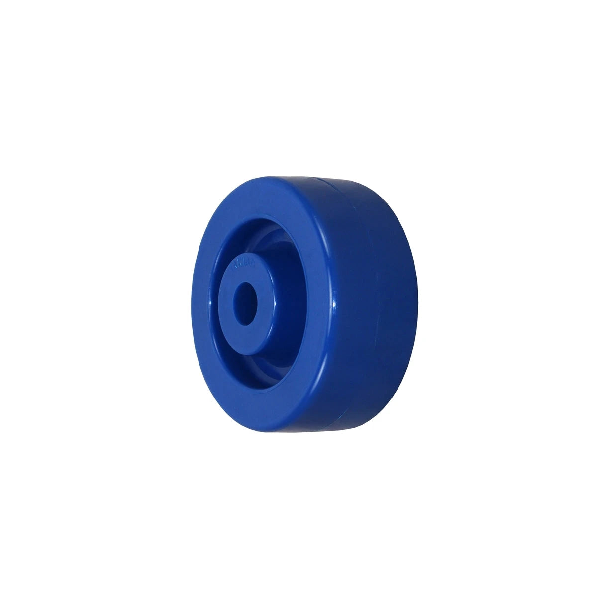3" X 1-1/4" BLUE SOLID POLYURETHANE (NON MARKING) WHEEL - 300 LBS CAPACITY CasterHQ