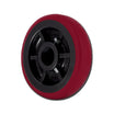 6" x 2" Red Polyurethane Polyolefin Wheel Industrial Wheel – 900 lb | CasterHQ
