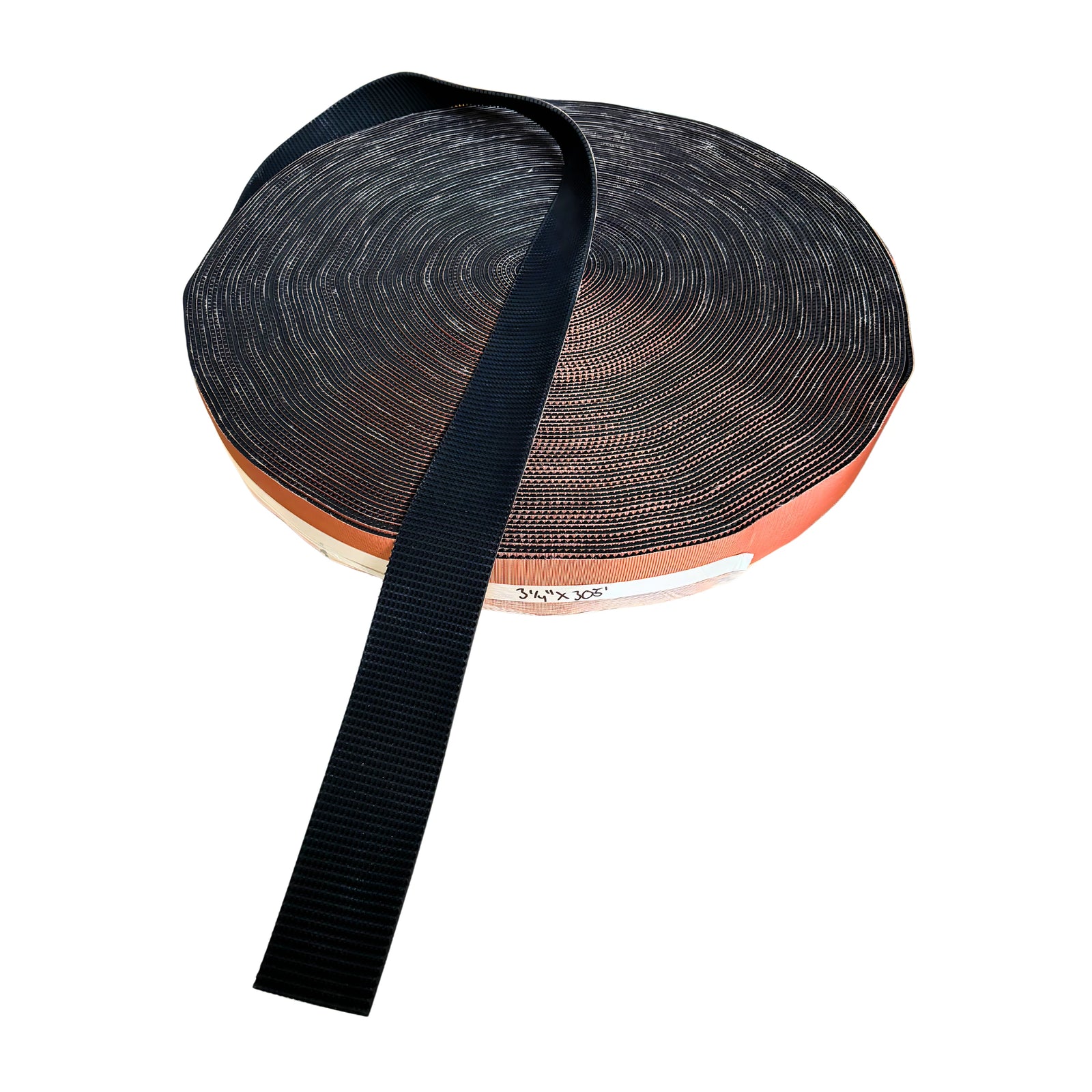 Bulk Conveyor Belt Rubber Roll for H-Frame Dollies - 3.25" x 305 ft CasterHQ