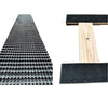 Premium Ultra-Grip Non-Skid Rubber Strip for H-Frame Dollies - 3.25" x 34" Replacement Traction Pad (One-Piece) CasterHQ