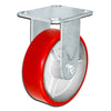 6 Inch x 2 Inch Tool Box Caster Kit - 4 Pack | 5000 lbs Total Capacity | Red Polyurethane Wheel CasterHQ
