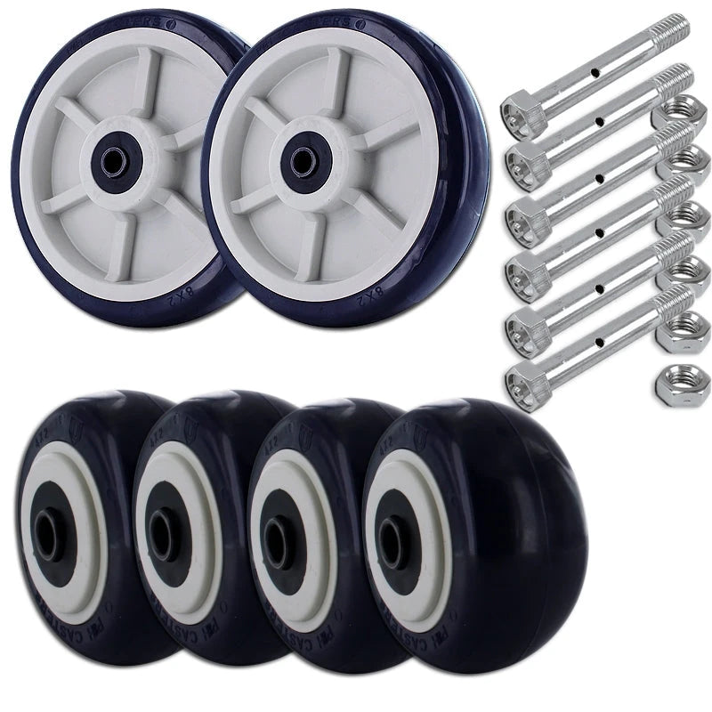 Replacement Wheels for Home Depot & Lowes Lumber Carts | 4,400 lbs combined load capacity rating CasterHQ