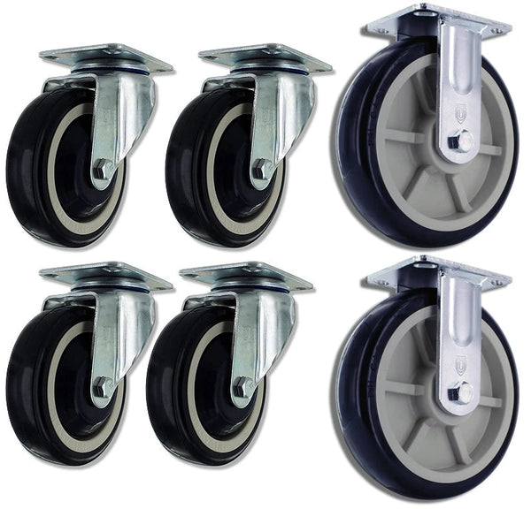 U-Boat Platform Truck Replacement Caster Set | 1,800 lbs capacity per set CasterHQ