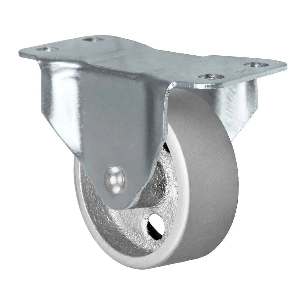 General Duty Rigid Caster | 2" Diameter Steel Wheel | 125 lbs capacity CasterHQ