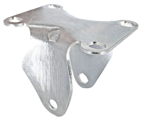 3" x 1-1/4" Rigid Caster Frame - 2-3/8" x 3-5/8" Mounting Plate - 350 lbs Capacity CasterHQ