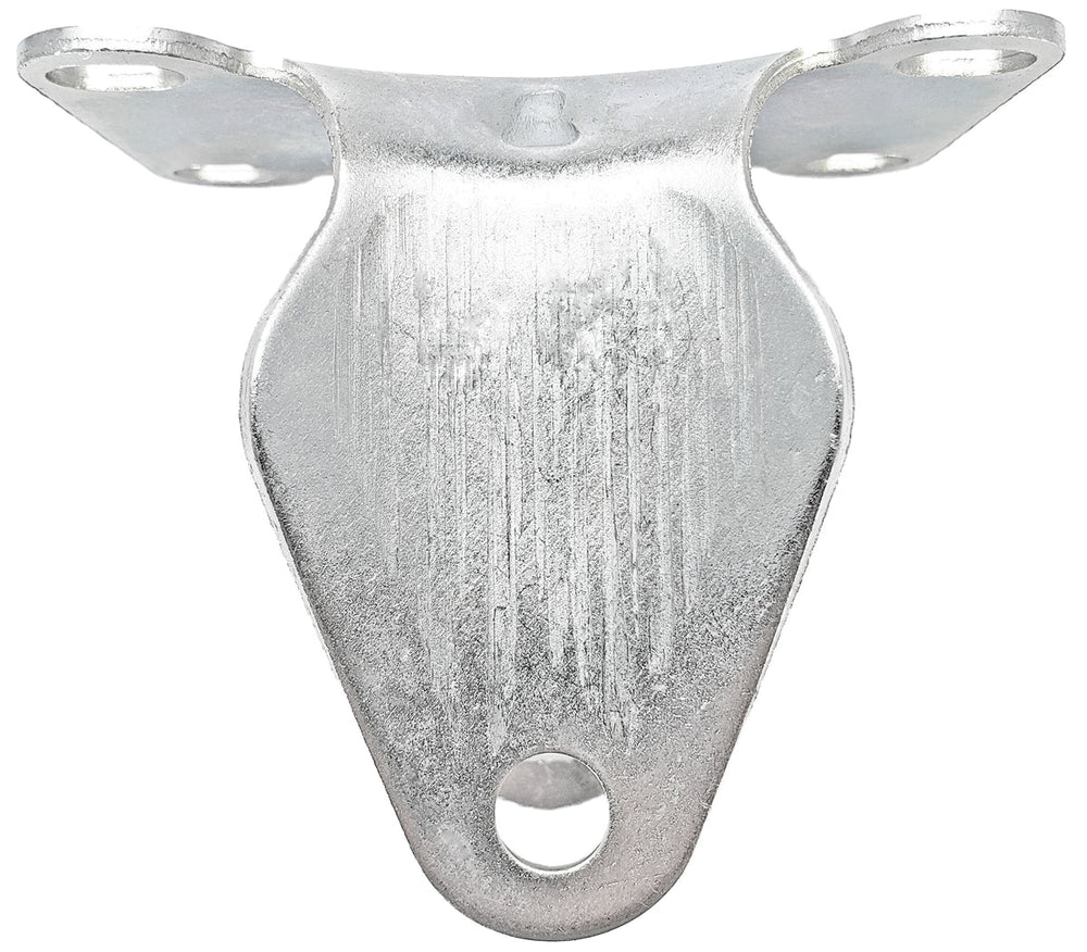 3-1/2" x 1-1/4" Rigid Caster Frame - 2-3/8" x 3-5/8" Mounting Plate - 350 lbs Capacity CasterHQ