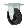 3-1/2" x 1-1/4" Rigid Caster | Phenolic Wheel | 350 lbs Capacity | Plate Size: 3-1/8" x 4-1/8" CasterHQ