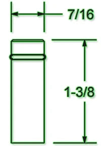 3" X 1-1/4" White Nylon Wheel - Swivel Caster - 7/16" x 1-3/8"  Grip Ring Stem Caster -  300 LBS Load Capacity CasterHQ