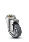 4" x 1-1/4" Hollow Kingpin Swivel Caster | Polyurethane Wheel | 350 lbs Capacity CasterHQ