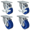 3" x 1-1/4" Solid Polyurethane Swivel Caster Set – 1,200 lb | CasterHQ