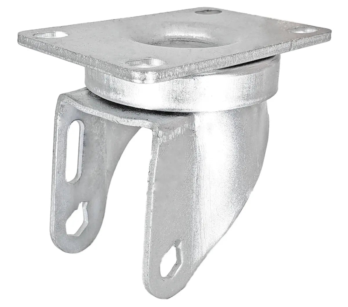 3-1/2" x 1-1/4" Swivel Caster Frame - 2-3/8" x 3-5/8" Mounting Plate - 350 lbs Capacity -  | CasterHQ