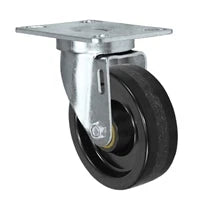 3-1/2" x 1-1/4" Swivel Caster | Phenolic Wheel | 350 lbs Capacity | Plate Size: 3-1/8" x 4-1/8" CasterHQ