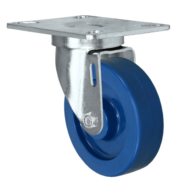 3" Solid Polyurethane Wheel | Swivel Caster | Plate Size: 3-1/8" x 4-1/8" | 300 lbs Capacity CasterHQ