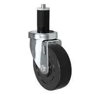5" X 1-1/4" Swivel Caster | Phenolic Wheel | 1-3/8" Expanding Stem | 300 Lbs Capacity CasterHQ