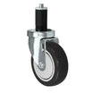 5" x 1-1/4" Polyurethane Swivel Caster – 300 lb | 7/8" Expanding Stem | CasterHQ