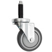 3" x 1-1/4" Thermo Plastic Rubber Swivel Caster – 250 lb | CasterHQ