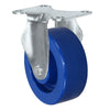 4" Solid Polyurethane Wheel | Rigid Caster | Plate Size: 2-3/8" x 3-5/8" | 350 lbs Capacity CasterHQ