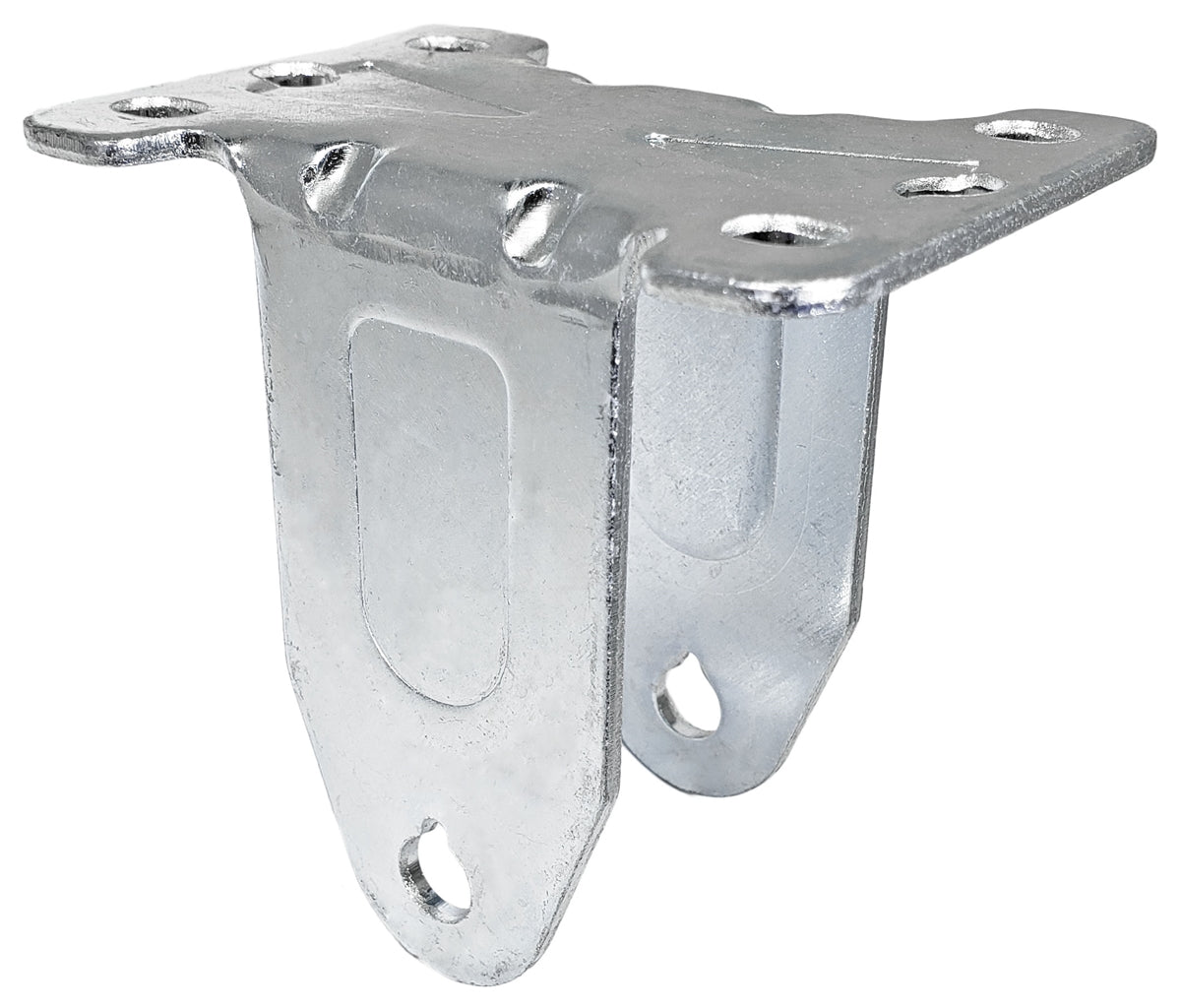 4" x 1-1/4" Rigid Caster Frame - 2-3/8" x 3-5/8" Mounting Plate - 350 lbs Capacity CasterHQ