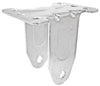 4" x 1-1/4" Rigid Caster Frame - 2-3/8" x 3-5/8" Mounting Plate - 350 lbs Capacity CasterHQ