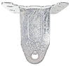 4" x 1-1/4" Rigid Caster Frame - 2-3/8" x 3-5/8" Mounting Plate - 350 lbs Capacity CasterHQ