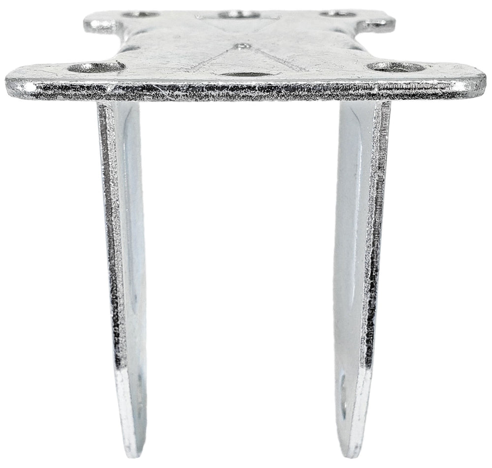 4" x 1-1/4" Rigid Caster Frame - 2-3/8" x 3-5/8" Mounting Plate - 350 lbs Capacity CasterHQ