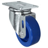 4" Solid Polyurethane Wheel | Swivel Caster | Plate Size: 2-3/8" x 3-5/8" | 350 lbs Capacity CasterHQ