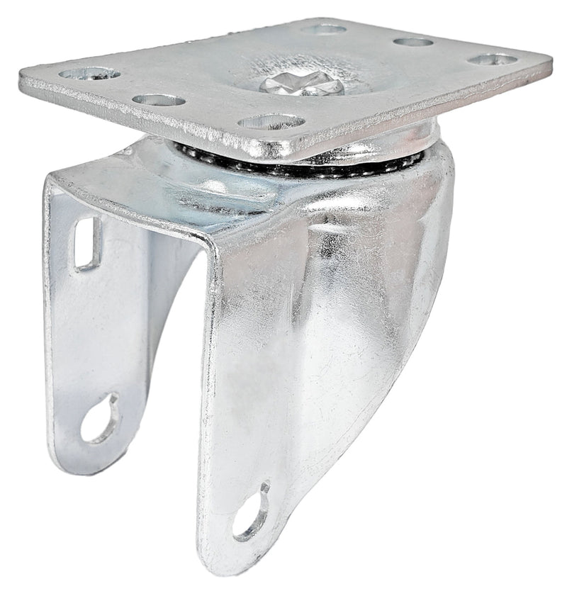 4" x 1-1/4" Swivel Caster Frame - 2-3/8" x 3-5/8" Mounting Plate - 350 lbs Capacity CasterHQ