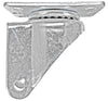 4" x 1-1/4" Swivel Caster Frame - 2-3/8" x 3-5/8" Mounting Plate - 350 lbs Capacity CasterHQ