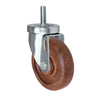 4" Threaded Stem Caster - Swivel Caster with High Temperature Nylon Wheel - 350 lbs Per Caster - 1/2" x 1-1/2" Long Threaded Stem Caster CasterHQ
