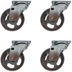 4" x 1-1/2" Steel Swivel Caster – 1,800 lb | CasterHQ