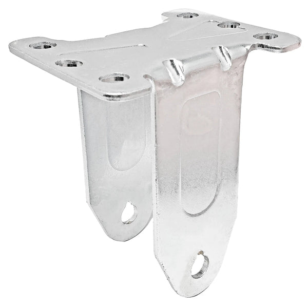 5" x 1-1/4" Rigid Caster Frame - 2-3/8" x 3-5/8" Mounting Plate - 350 lbs Capacity CasterHQ