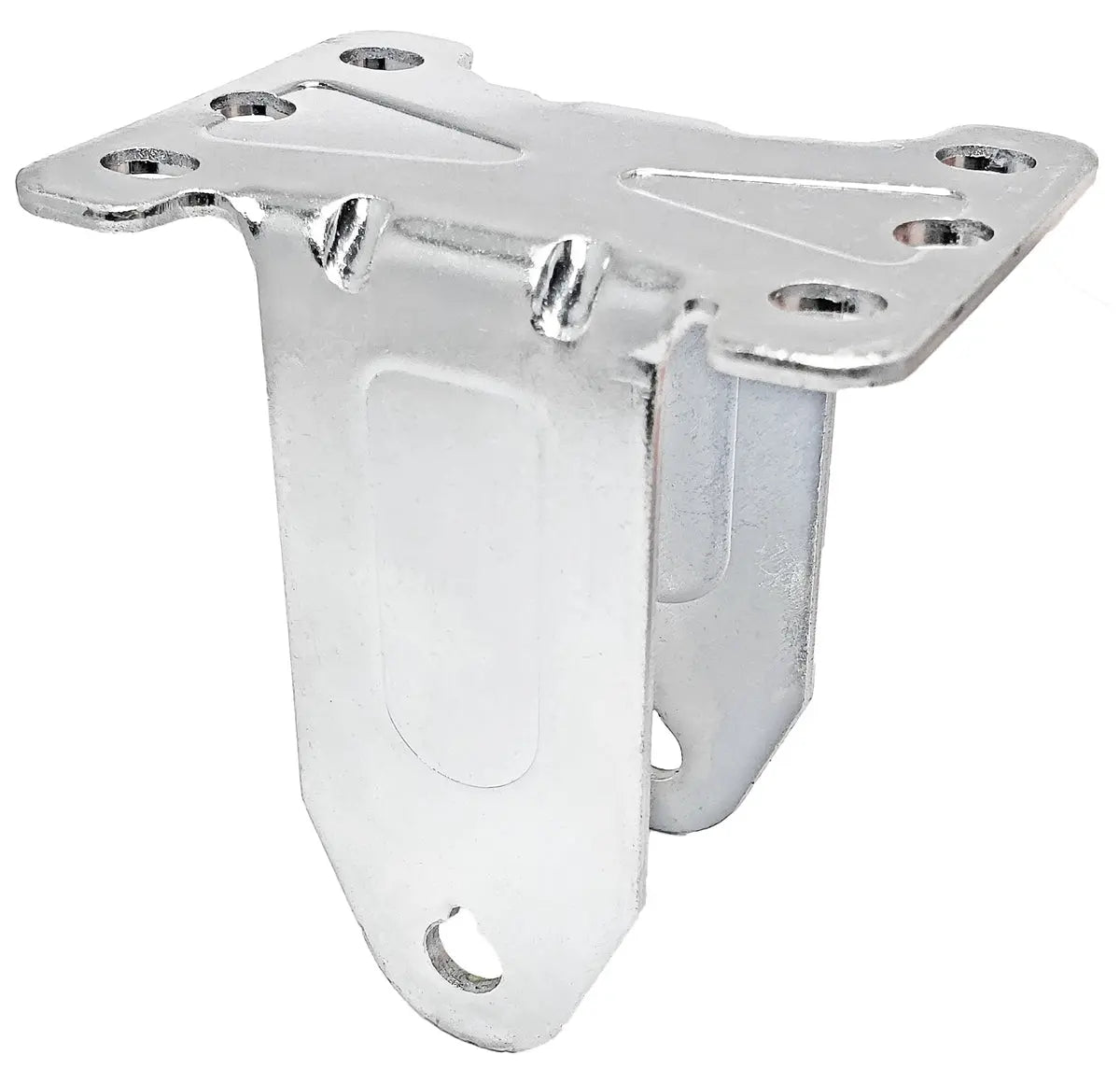 5" x 1-1/4" Rigid Caster Frame - 2-3/8" x 3-5/8" Mounting Plate - 350 lbs Capacity -  | CasterHQ