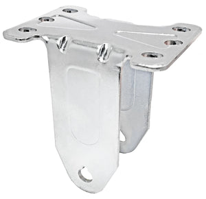 5" x 1-1/4" Rigid Caster Frame - 2-3/8" x 3-5/8" Mounting Plate - 350 lbs Capacity CasterHQ