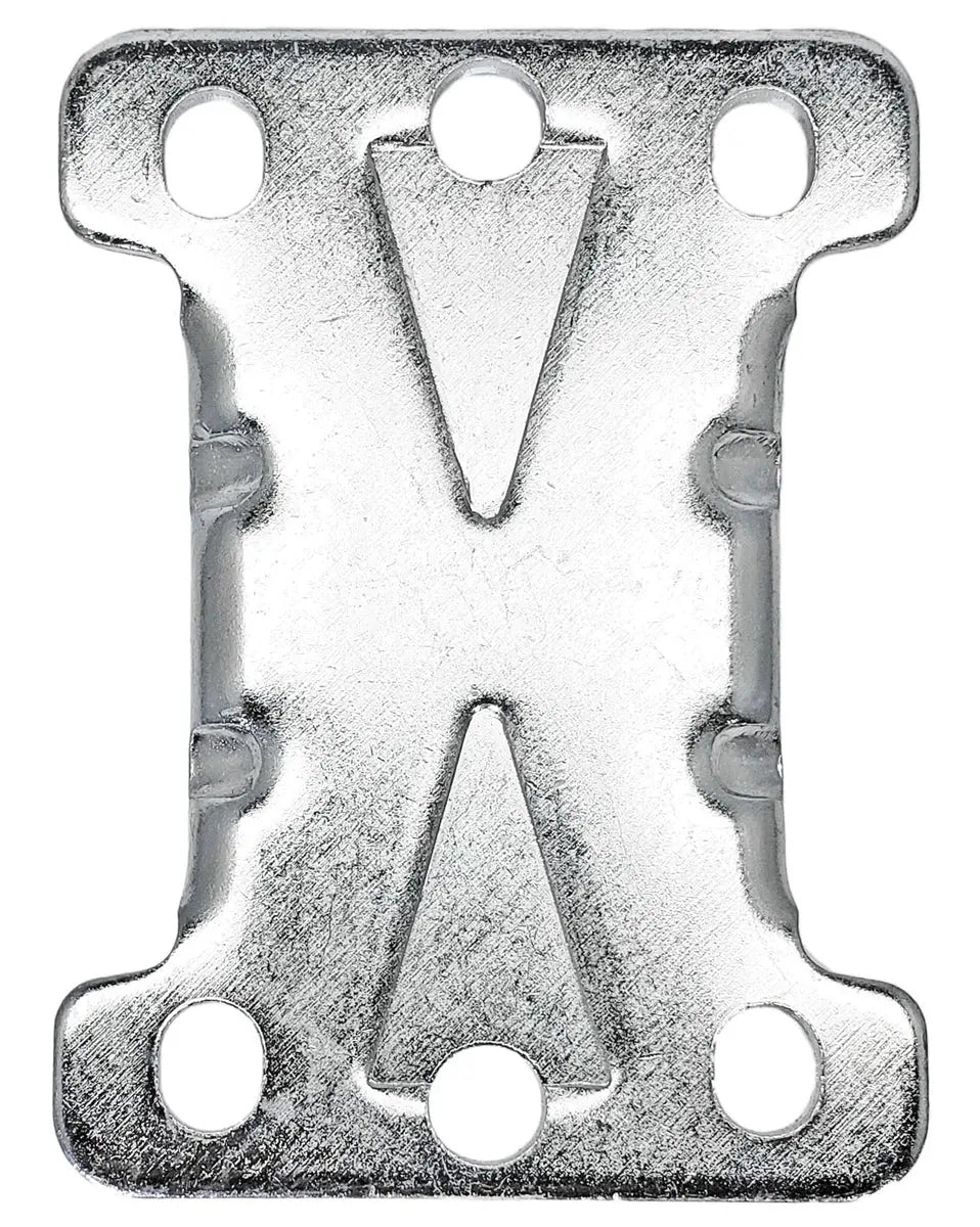 5" x 1-1/4" Rigid Caster Frame - 2-3/8" x 3-5/8" Mounting Plate - 350 lbs Capacity -  | CasterHQ