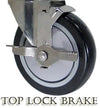 5" X 1.25" Light Duty Phenolic Wheel - Swivel Caster - 350 lb cap. CasterHQ