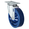 5" Solid Polyurethane Wheel | Swivel Caster | Plate Size: 2-3/8" x 3-5/8" | 350 lbs Capacity CasterHQ