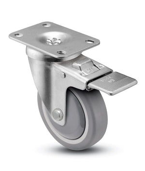 4" x 1-1/4" Polyurethane Total Lock Swivel Caster – 300 lb