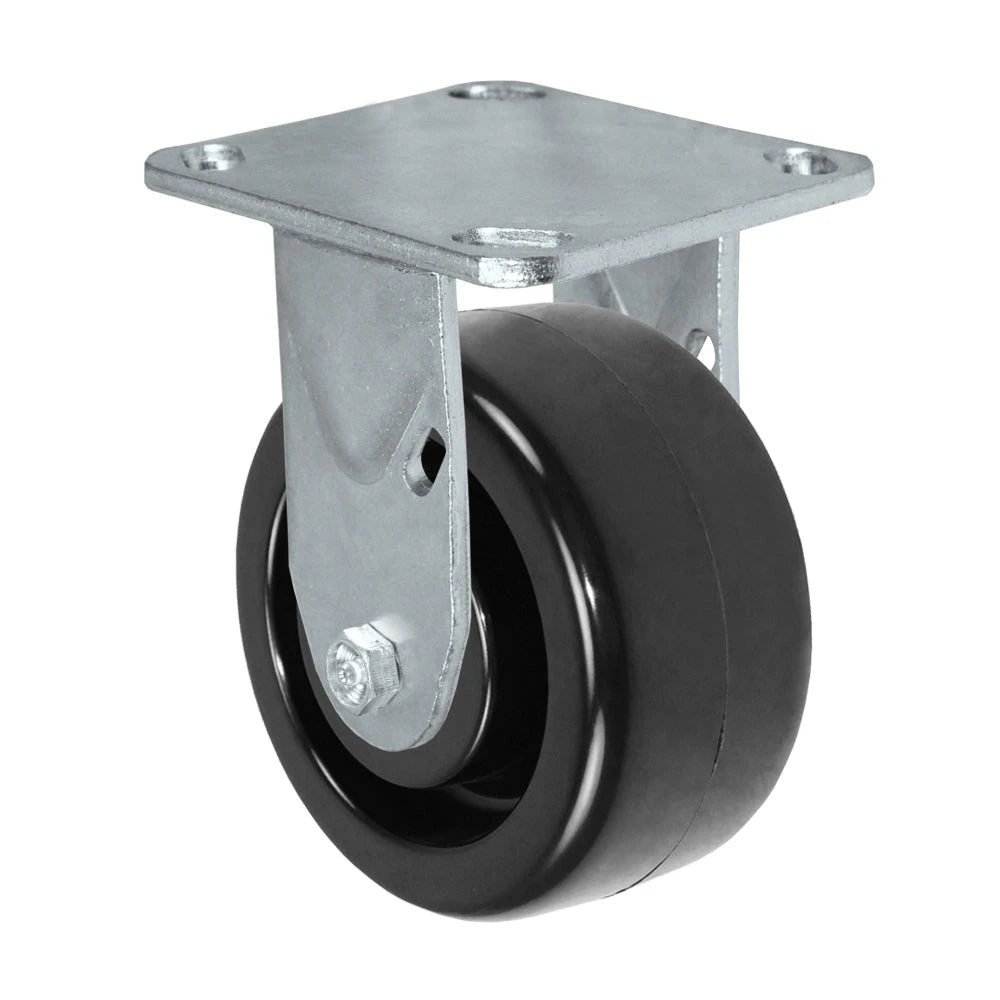 MEDIUM DUTY 4"X 2" POLYOLEFIN WHEEL - RIGID CASTER 500lbs Capacity CasterHQ
