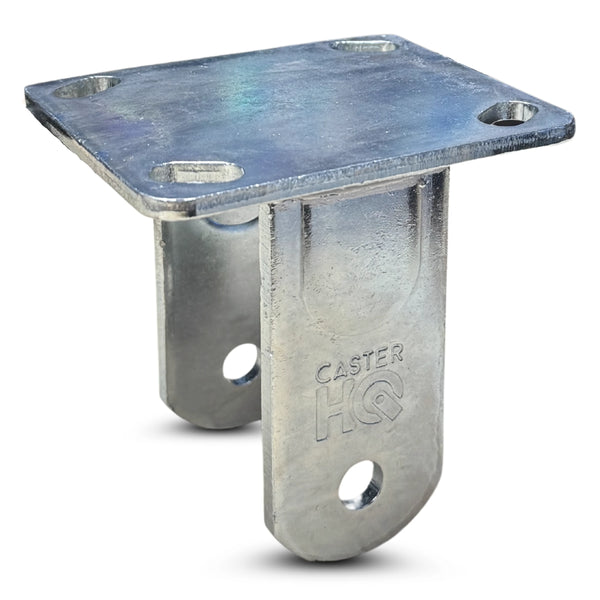 4" x 2" Rigid Caster Yoke / Rig/ Fork / Frame /  - Capacity up to 1,000 lbs CasterHQ