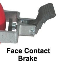 MEDIUM DUTY 4"X 2" GREEN POLYURETHANE ON IRON WHEEL - SWIVEL CASTER 800 lbs Capacity CasterHQ