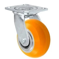 4" x 2" Sirius HD Donut Polyurethane on Aluminum Wheel - Swivel Casters - Plate Size: 4" x 4-1/2" - Capacity: 1,000 lbs CasterHQ