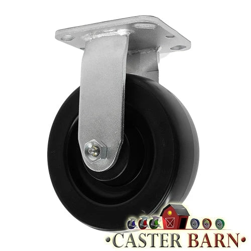 MEDIUM DUTY 5"X 2" POLYOLEFIN WHEEL - RIGID CASTER 650lbs Capacity CasterHQ