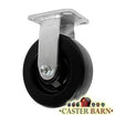5" x 2" Phenolic Rigid Caster – 1000 lb | 4" x 4-1/2" Top Plate | CasterHQ