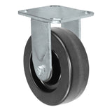 6" x 2" Phenolic Rigid Caster – 1250 lb | 4" x 4-1/2" Top Plate | CasterHQ