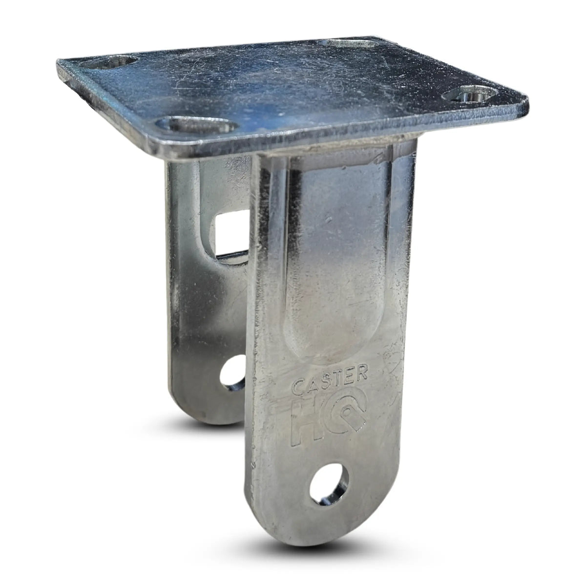 6" x 2" Rigid Caster Yoke / Rig/ Fork / Frame /  - Capacity up to 1,250 lbs -  | CasterHQ