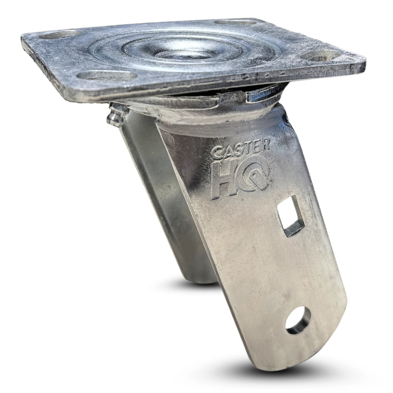 6" x 2" Swivel Caster Yoke / Rig/ Fork / Frame /  - Capacity up to 1,250 lbs CasterHQ