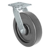 MEDIUM DUTY 8"X 2" POLYOLEFIN WHEEL - SWIVEL CASTER 900 lbs Capacity CasterHQ